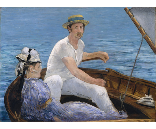 Édouard Manet - Plavba lodí - Boating - reprodukce