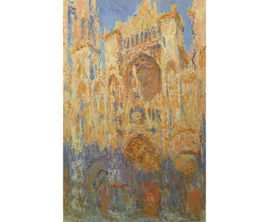 Claude Monet -Katedrála v Rouenu, Fasáda  - Rouen Cathedral, Facade - reprodukce