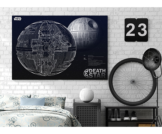 Hvězda smrti (Death Star) - DS-1 - blueprint