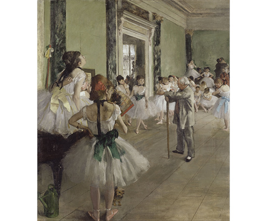 Edgar Degas - Baletní třída  - The Ballet Class - reprodukce