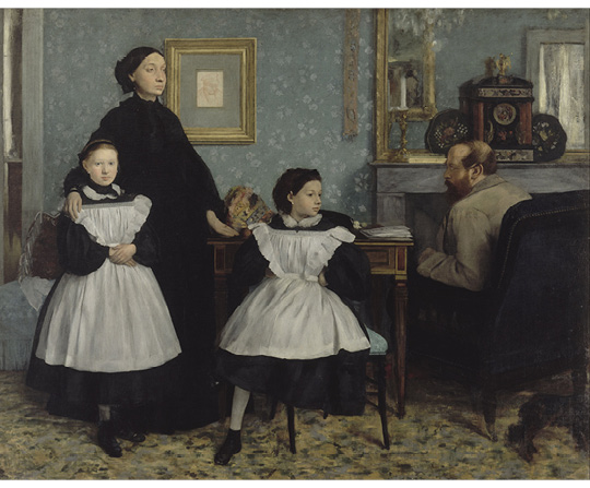 Edgar Degas - Rodina pana Bellelliho - The Bellelli family - reprodukce