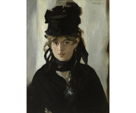 Édouard Manet - Berthe Morisot s kyticí fialek - Berthe Morisot with a Bouquet of Violets - reprodukce