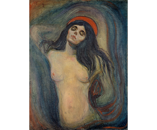 Edvard Munch - Milující žena (Madona)  - Loving woman (Madonna) - reprodukce