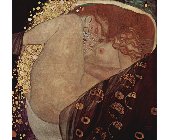 Gustav Klimt - Danaé - Danaë - reprodukce