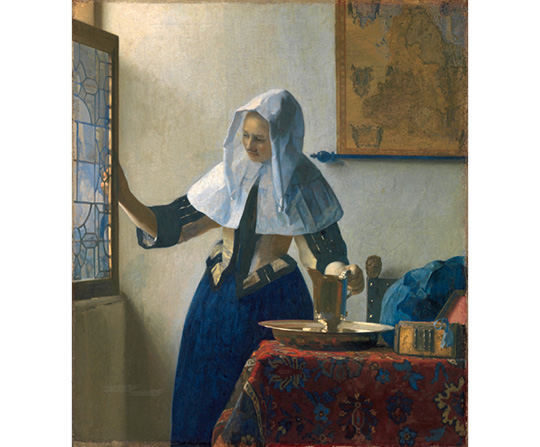 Jan Vermeer - Žena s konvicí vody - Woman with a Water Jug - reprodukce