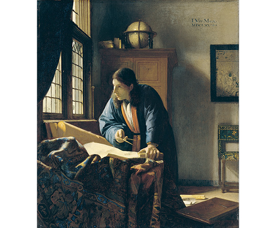 Jan Vermeer - Geograf - The Geographer - reprodukce