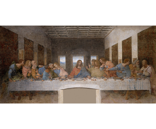 Leonardo da Vinci - Poslední večeře - The Last Supper - reprodukce