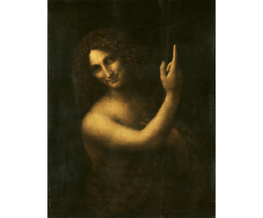 Leonardo da Vinci - Svatý Jan Křtitel - Saint John the Baptist - reprodukce