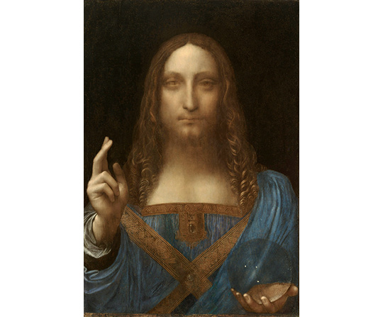 Leonardo da Vinci - Salvator Mundi - reprodukce