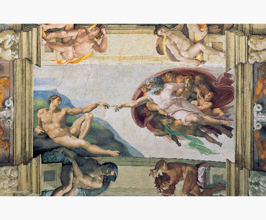 Michelangelo Buonarroti - Stvoření Adama - The Creation of Adam - reprodukce