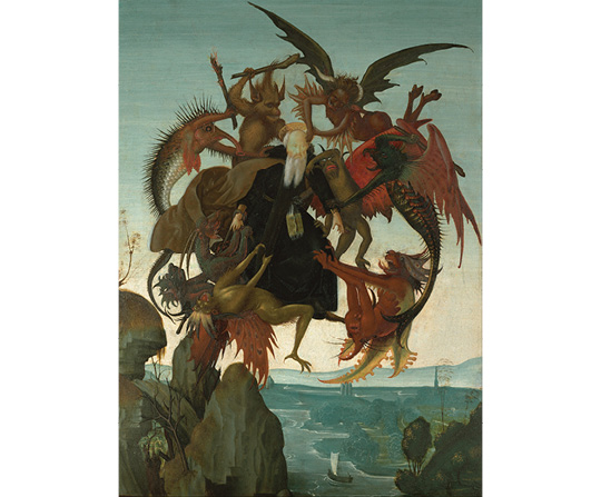 Michelangelo Buonarroti - Mučení svatého Antonína - The Torment of Saint Anthony - reprodukce