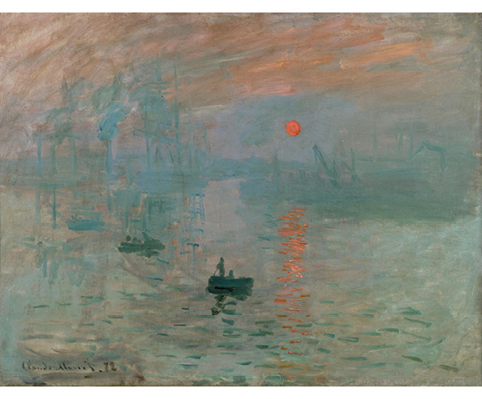 Claude Monet - Imprese, Východ slunce - Impression, Sunrise - reprodukce