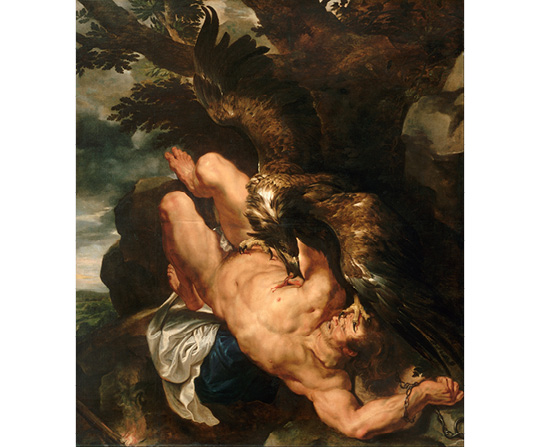 Peter Paul Rubens - Spoutaný Prométheus - Prometheus Bound - reprodukce