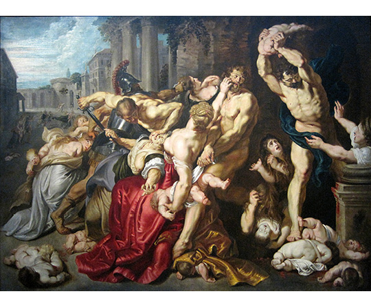 Peter Paul Rubens - Masakr neviňátek - Massacre of the Innocents - reprodukce