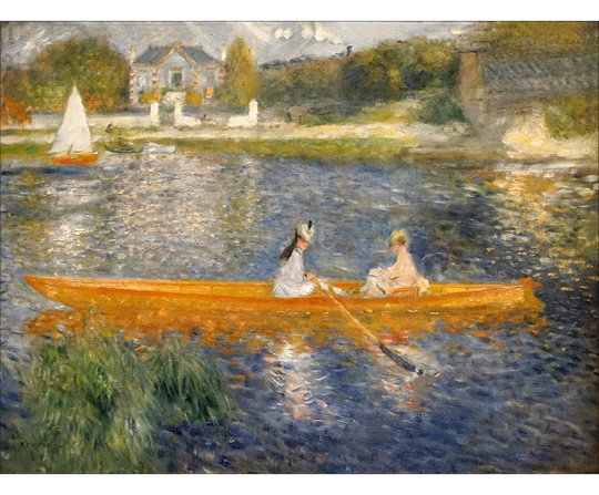 Pierre Auguste Renoir - Skiff- The Skiff (La Yole) - reprodukce