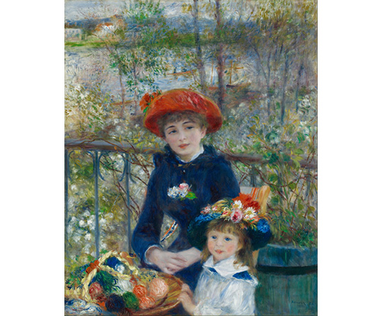 Pierre Auguste Renoir - Dvě sestry (Na terase) - Two Sisters (On the Terrace) - reprodukce