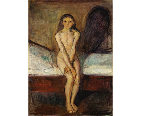 Edvard Munch - Puberta - Puberty - reprodukce