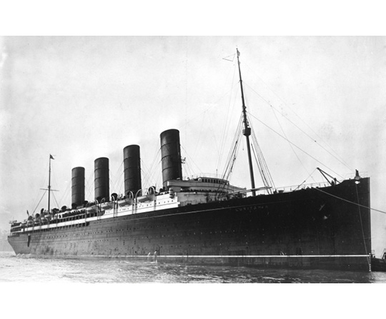 RMS Lusitania 1907