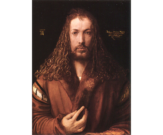 Albrecht Dürer - Autoportrét - Self-portrait - reprodukce