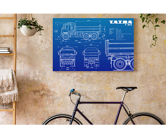 Tatra T815 - blueprint