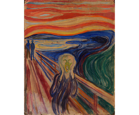 Edvard Munch - Výkřik - The Scream - reprodukce