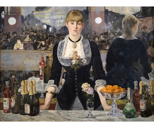 Édouard Manet - Bar ve Folies-Bergére - Un bar aux Folies Bergére - reprodukce