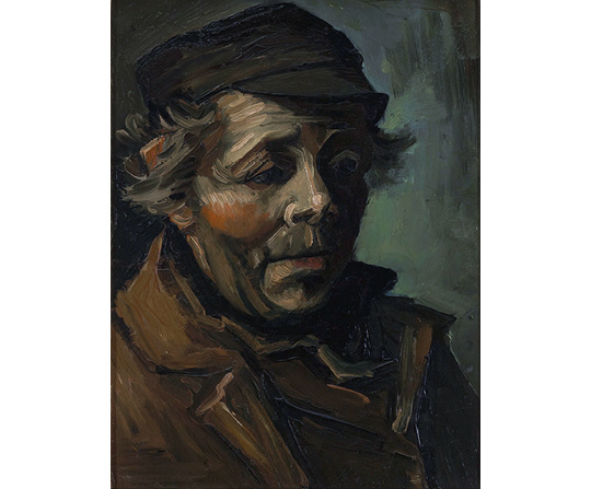 Vincent van Gogh - Rolník - Head of a peasant - reprodukce